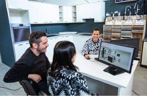 Falkó Bútor - Hatvan - Konyhabútort tervezetet készítenek egy párnak